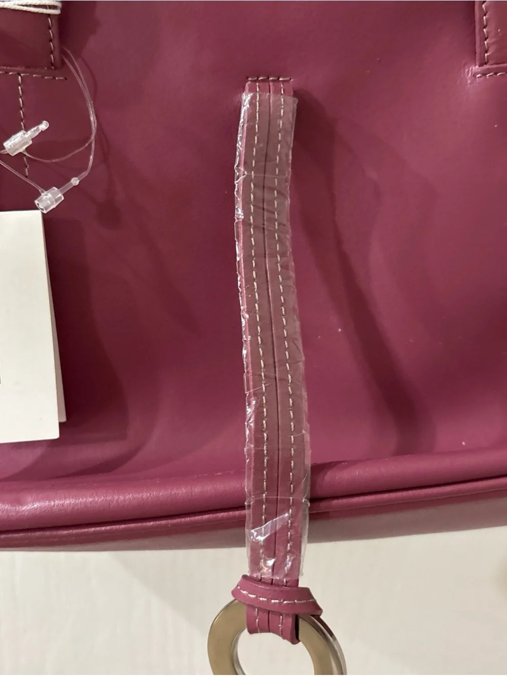 VOGLIA EQUIPAGE PARIS Genuine Leather Pink Handbag Purse NWT BA101 251 2005